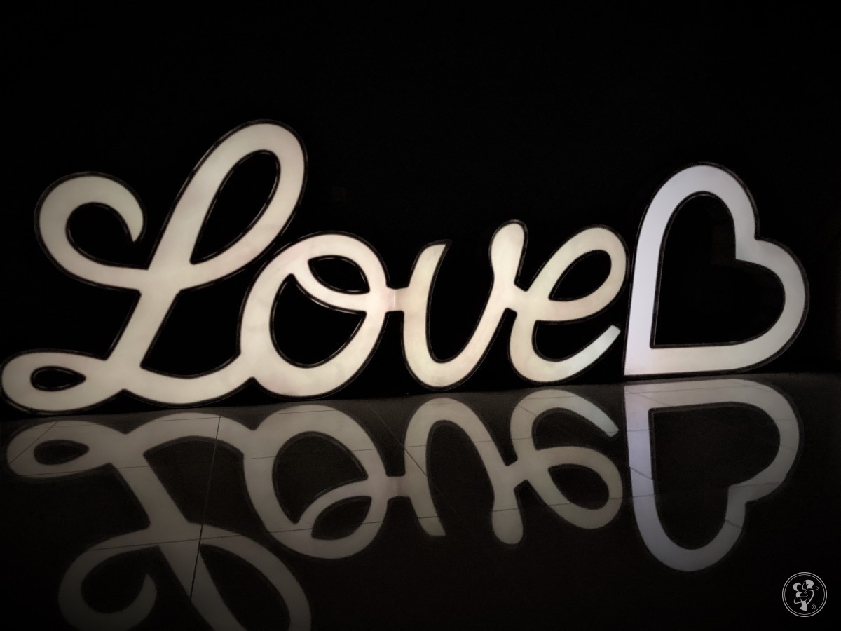 Kuba Makówczyński Napis Miłość LED | Dekoracje światłem Nowa Słupia, świętokrzyskie - zdjęcie 1