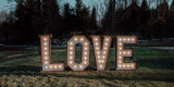 Fotobudka Camper Napis Love | Dekoracje światłem Rzeszów, podkarpackie - zdjęcie 3