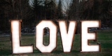 Fotobudka Camper Napis Love | Dekoracje światłem Rzeszów, podkarpackie - zdjęcie 4