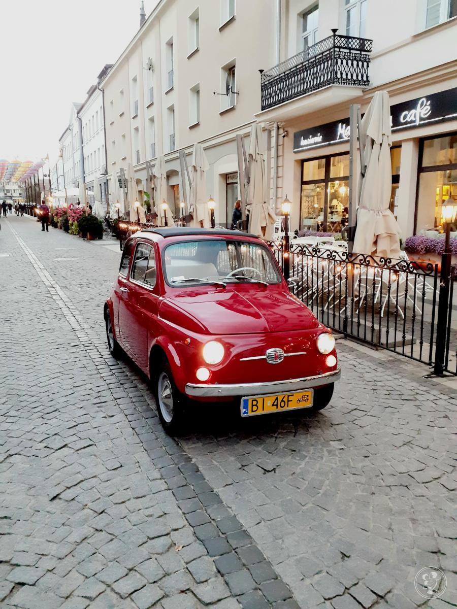 Fiat 500 - małe auto, wspaniałe wspomnienia | Auto do ślubu Białystok, podlaskie - zdjęcie 1