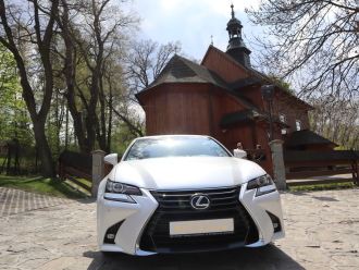 Biały Lexus GS | Auto do ślubu Kraków, małopolskie