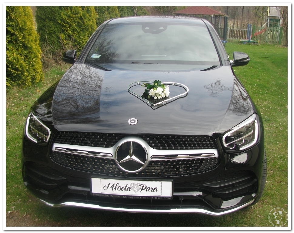 Auto do ślubu nowy Suv Mercedes GLC Coupe AMG (prod. 04/2022) | Auto do ślubu Kielce, świętokrzyskie - zdjęcie 1