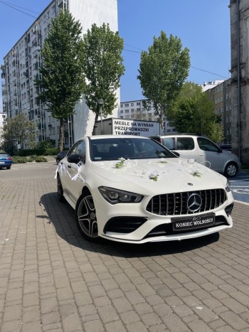 Mercedes CLA 2021 Na Ślub, Samochód, auto do ślubu, limuzyna Kowary