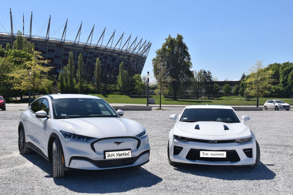 Samochody Chevrolet Camaro oraz Mustang Mach-E do ślubu | Auto do ślubu Warszawa, mazowieckie - zdjęcie 1