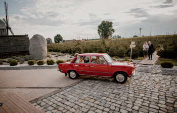 Auto na ślub Fiat 125, Samochód, auto do ślubu, limuzyna Kościan