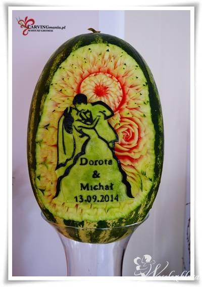Dekoracje z owoców i warzyw - carving owocowy | Dekoracje ślubne Kraków, małopolskie - zdjęcie 1