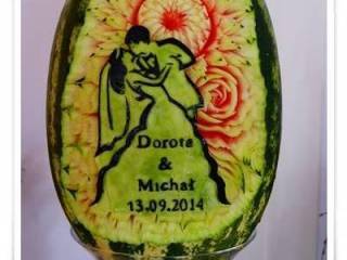 Dekoracje z owoców i warzyw - carving owocowy,  Kraków
