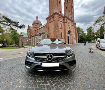 Przejazd Mercedesem E Coupé do Ślubu | Auto do ślubu Warszawa, mazowieckie