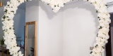 Ścianka kwiatowa serce 260cm łuk ślubny za młodą parą Glamour Boho | Dekoracje ślubne Rybnik, śląskie - zdjęcie 5
