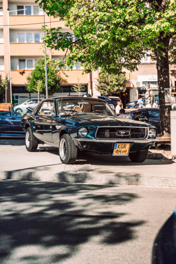 Ford Mustang Klasyk do Ślubu 1967, Samochód, auto do ślubu, limuzyna Czchów
