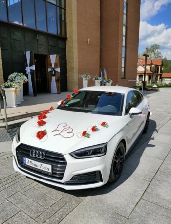 Samochód do ślubu. Wynajem na wesele. Audi A5 S-Line. Krk max 400 zł, Samochód, auto do ślubu, limuzyna Kraków