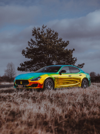 Złote Maserati Limuzyna samochód auto do ślubu, Samochód, auto do ślubu, limuzyna Przasnysz