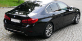 Czarne BMW serii 5 Luxury Line | Auto do ślubu Olsztyn, warmińsko-mazurskie - zdjęcie 5