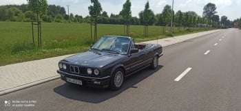 BMW E30 CABRIO  1988 r. Klasyk, Samochód, auto do ślubu, limuzyna Myszków