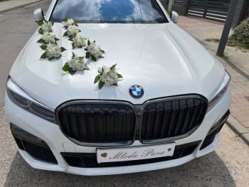 BMW 7 LANG / Luksusowa Limuzyna VIP Auto do ślubu, Samochód, auto do ślubu, limuzyna Czersk