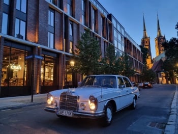 Luksusowy zabytkowy Mercedes W108 do ślubu i nie tylko, Samochód, auto do ślubu, limuzyna Oborniki Śląskie