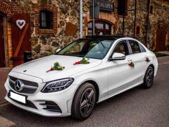 400 zł Samochód/auto na ślub,wesele biały Mercedes C klasa AMG,  Toruń