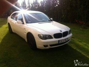 Białe BMW 7 | Auto do ślubu Kartuzy, pomorskie