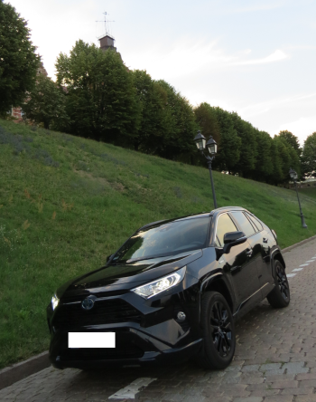 Samochód do ślubu - Toyota RAV 4 Hybrid Black Edition by JBL 4x4, Samochód, auto do ślubu, limuzyna Szczecin