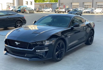 Ford Mustang GT 2019 5.0 Czarny V8, Samochód, auto do ślubu, limuzyna Poniatowa