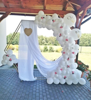 Ścianka balonowa / brama balonowa, Balony, bańki mydlane Krzyż Wielkopolski