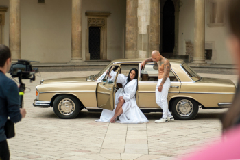 Mercedes filmowy. Mercedes Benz S W108, Samochód, auto do ślubu, limuzyna Szczawnica
