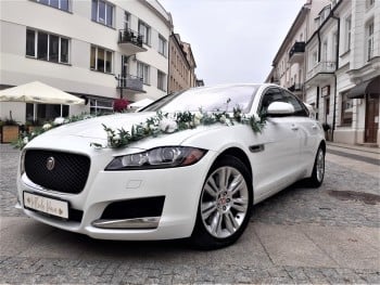 Jaguar XF Prestige - samochód do ślubu - limuzyna, luksusowy ślub, Samochód, auto do ślubu, limuzyna Dąbrowa Białostocka
