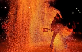 Karmazyn Fireshow - pokazy tańca z ogniem, Teatr ognia Cybinka