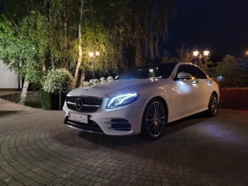 Mercedes E-Class AMG. Samochód do ślubu., Samochód, auto do ślubu, limuzyna Wyśmierzyce