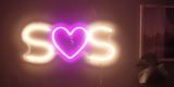 Neon, napis led WE FOUND LOVE na wynajem, dekoracja ślub, wesele 300zł | Dekoracje światłem Kraków, małopolskie - zdjęcie 5