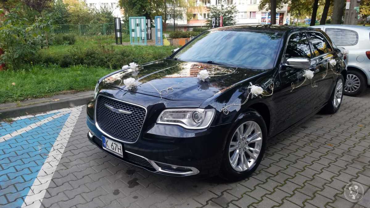 Limuzyna nowy czarny Chrysler 300C | Auto do ślubu Kraków, małopolskie - zdjęcie 1
