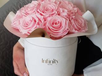 Infinity Rose wieczne róże we flower boxach podziękowanie,  Warszawa