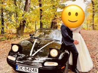 Auto do ślubu- Mazda MX-5,  Dziergowice