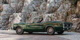 Zielony Mustang 1967 cabrio | Auto do ślubu Kraków, małopolskie - zdjęcie 2