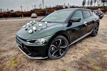 Auto elektryczne EV6 - Zwycięzca Konkursu CAR OF THE YEAR 2022, Samochód, auto do ślubu, limuzyna Rajgród