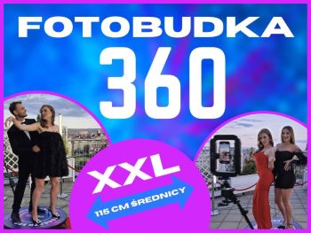 Fotobudka 360 XXL - wynajem na imprezy! | Fotobudka na wesele Opole, opolskie
