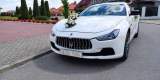 Auto do ślubu i transport gości weselnych, białe Maserati Ghibli, Rzeszów - zdjęcie 5