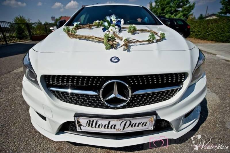Biały Mercedes CLA 250 | Auto do ślubu Żory, śląskie - zdjęcie 1