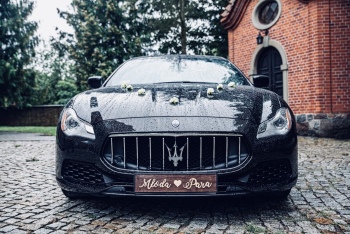 Samochód do ślubu - Maserati Quattroporte, Jaguar XJ, Tesla model S, Samochód, auto do ślubu, limuzyna Lubień Kujawski