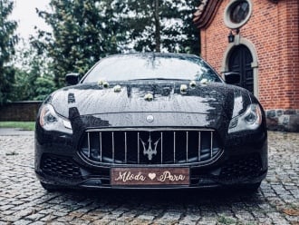 Samochód do ślubu - Maserati Quattroporte, Jaguar XJ, Tesla model S,  Bydgoszcz