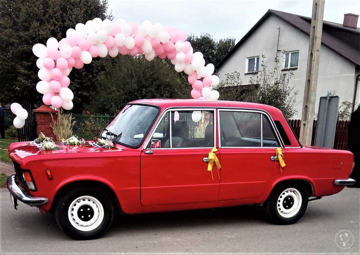 Samochód do ślubu - Czerwony Fiat 125/ *Biały* Mercedes/ *Biała* Skoda, Sandomierz - zdjęcie 1