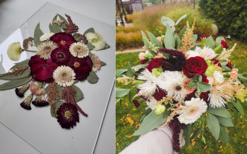 Konserwacja bukietu ślubnego - Prasowane Kwiatki, Prezenty ślubne Szydłowiec