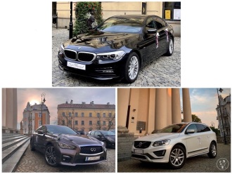 BMW 530xd Infiniti Q50S Volvo XC60 | Auto do ślubu Lublin, lubelskie