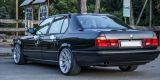Czarne BMW e32 V8 seria 7, czarny samochód do ślubu, Rzeszów - zdjęcie 6