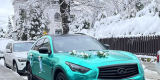 Wyjątkowe auto do ślubu Infiniti Mint Chrom QX70s, Dobczyce - zdjęcie 5