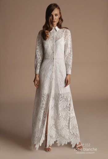 N012 robe blanche - zdjęcie 1
