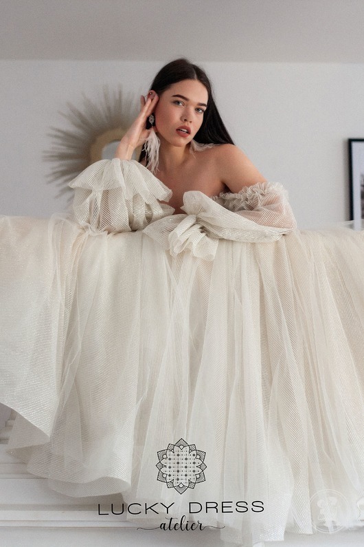 Tiulowa suknia ślubna księżniczka / HANNE - zdjęcie 1