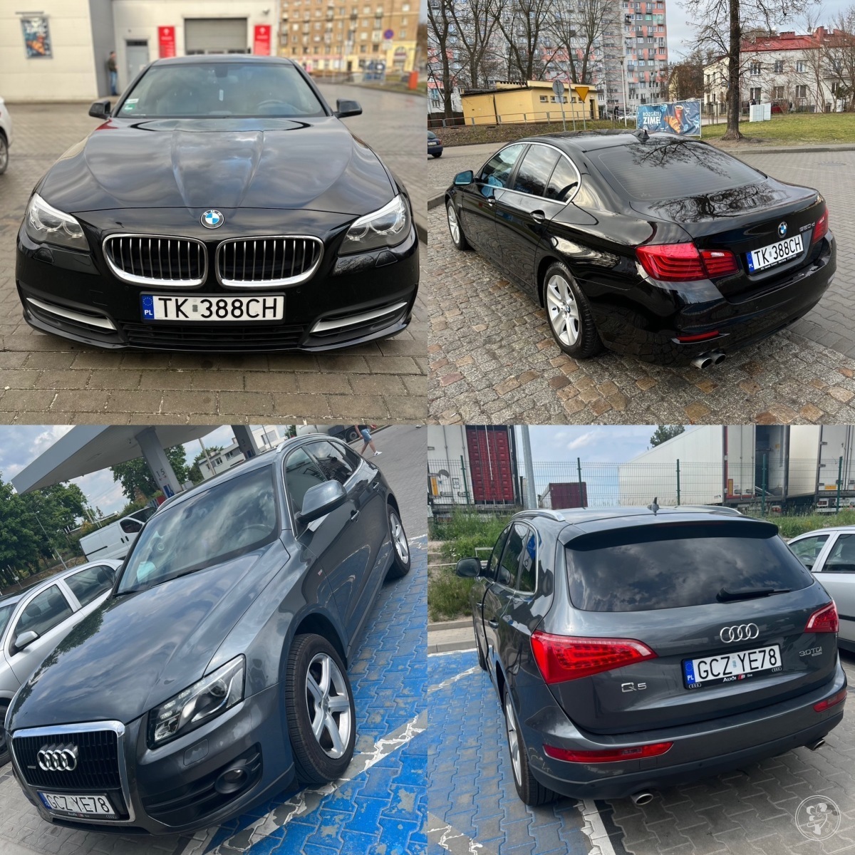 Audi Q5 i BMW F10  | Auto do ślubu Kielce, świętokrzyskie - zdjęcie 1