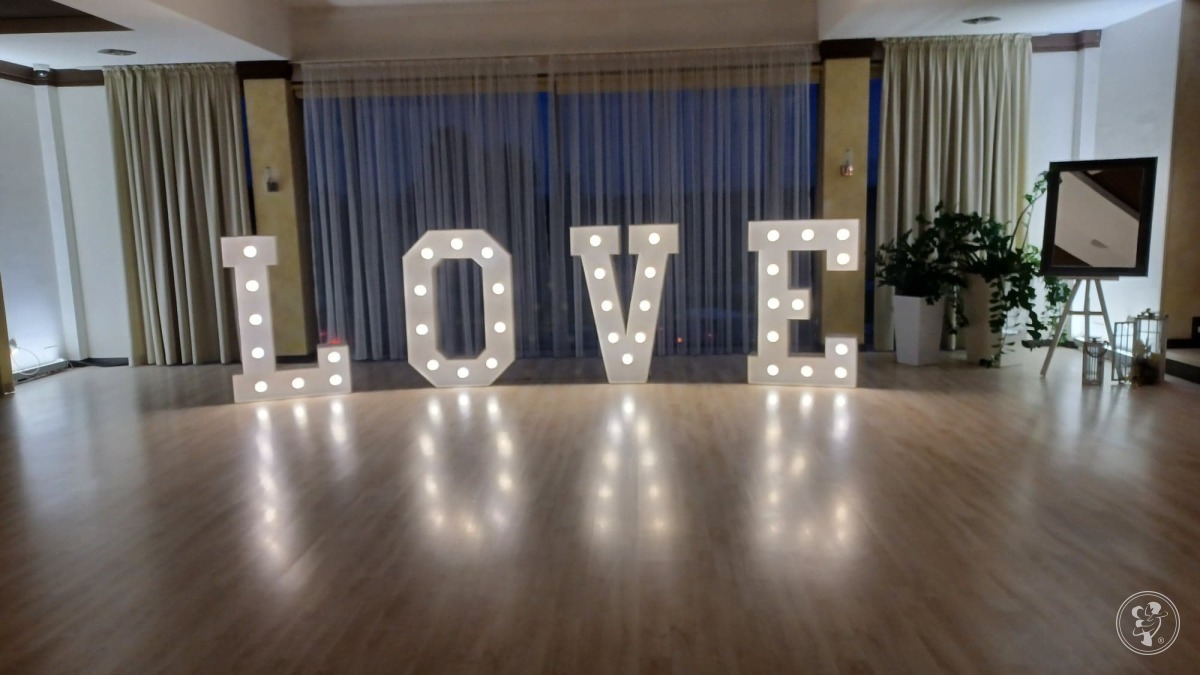 Napis LOVE na wesele, litery love dekoracja sali, Rzeszów - zdjęcie 1