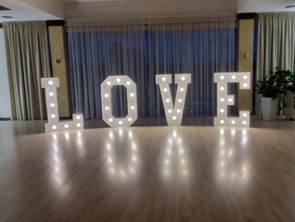 Napis LOVE na wesele, litery love dekoracja sali,  Rzeszów